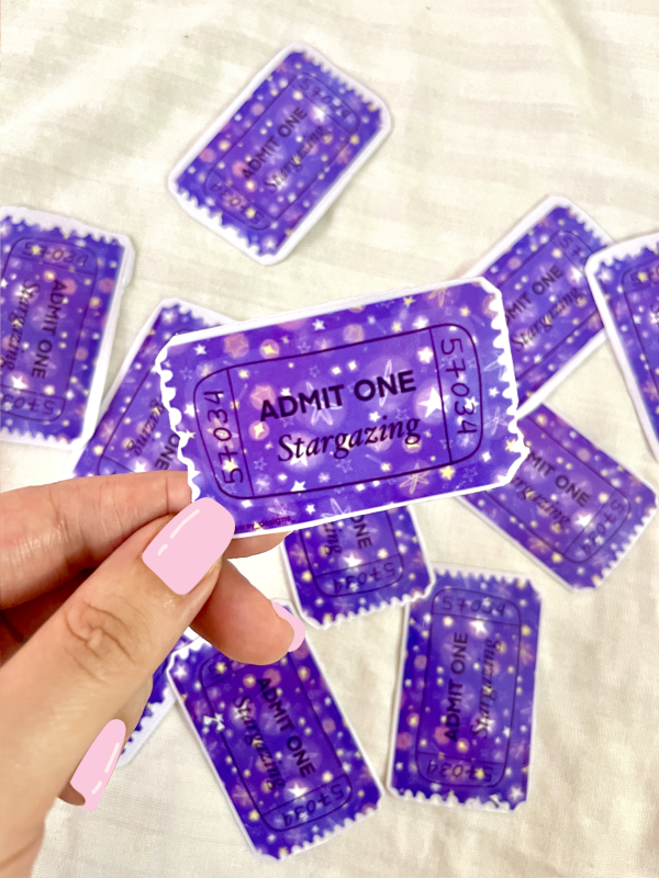 Stargazing Sticker
