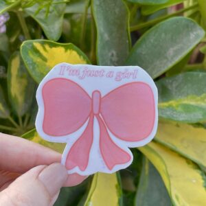I’m Just A Girl Sticker
