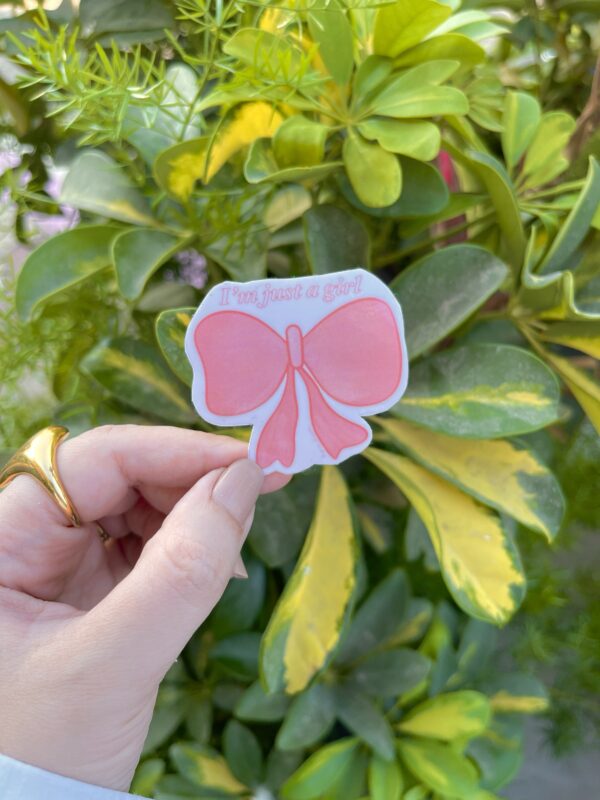 I’m Just A Girl Sticker