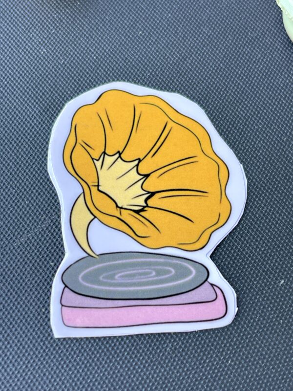 Gramophone Sticker
