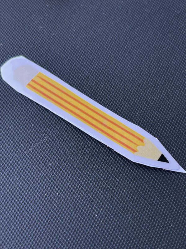 Old-School Pencil Sticker