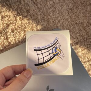 volleyball addict Sticker